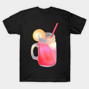 Pink Lemonade in Glass Jar T-Shirt